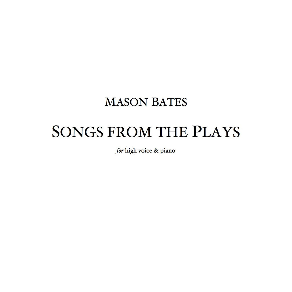 Songs from the Plays
